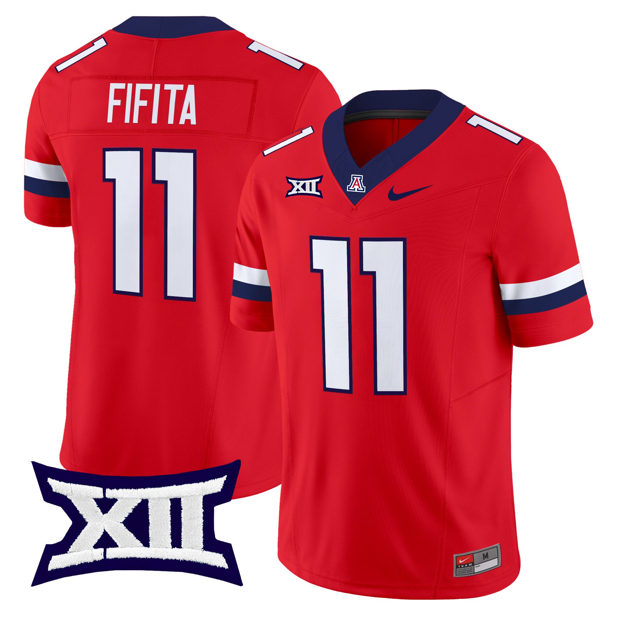 Men Arizona Wildcats 11 Fifita Red Nike 2024 Vapor Limited NCAA Jersey style 1